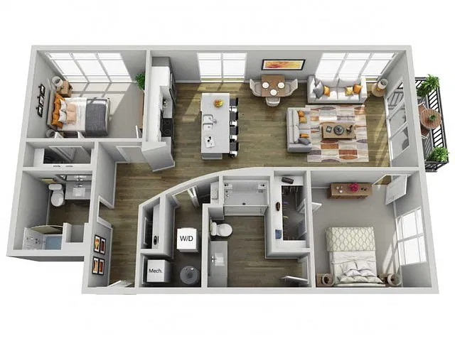 Floor plan 2G