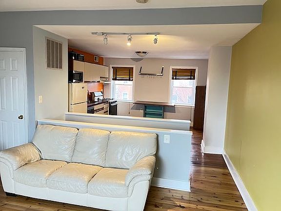 living room and kitchen