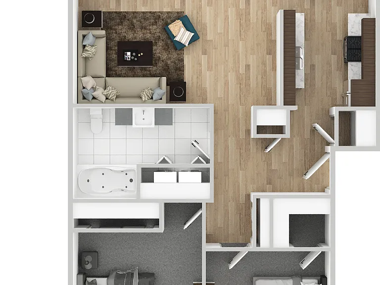 1,2,3-bedroom apartment homes close to everything! — Photo 21
