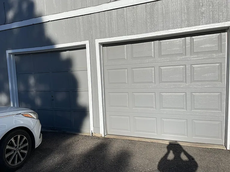 Attached garage to the building
