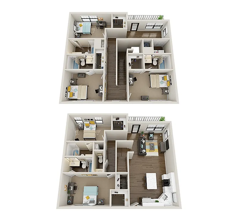 Floor plan 5x5.5 Premium