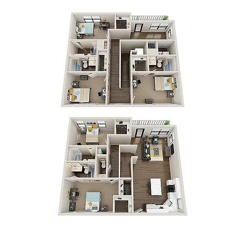 Floor plan 5x5.5 Premium