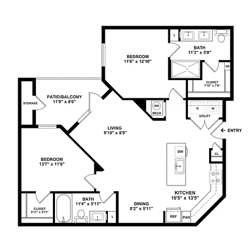 Floor plan B2