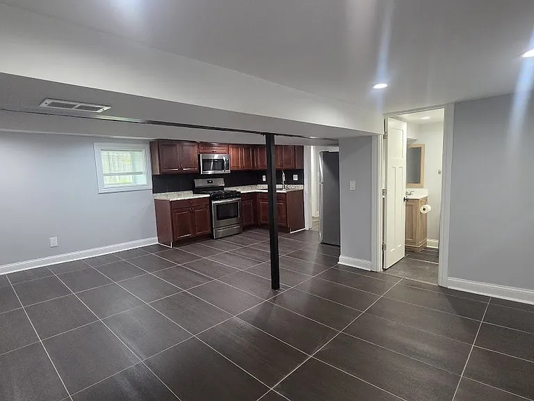 Living room, dining room, kitchen