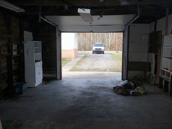 Inside garage