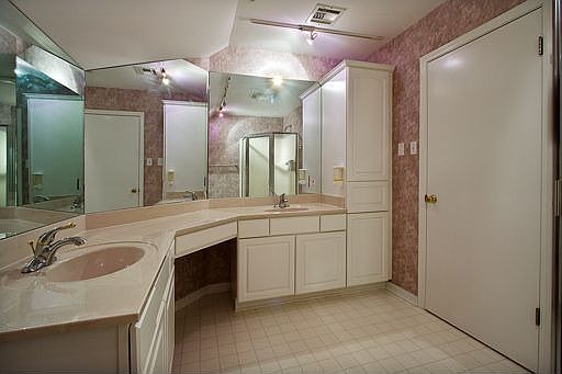 One of two upstairs baths