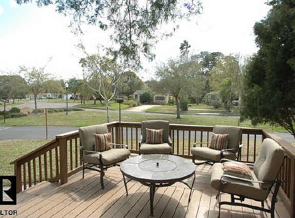 New deck on side of home