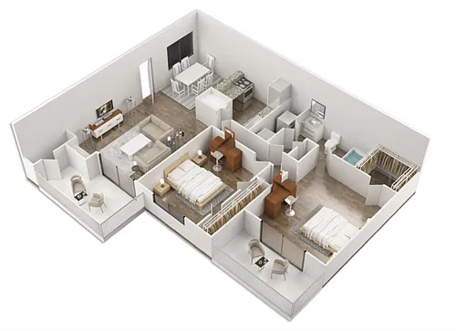 Floor plan B1