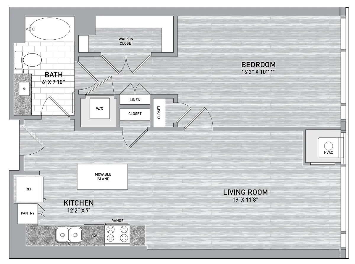 Floor plan 03 Stack - 1 Bed 1 Bath-A1.7