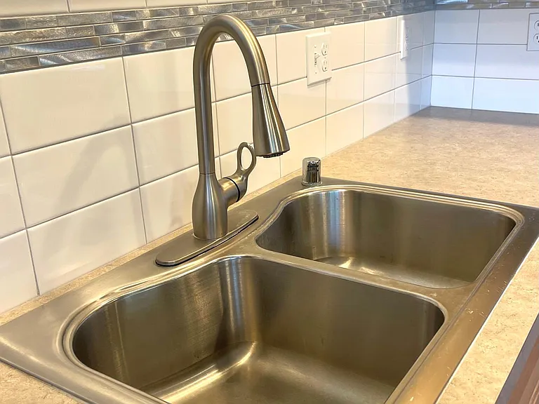 Deep stainless steel sink!
