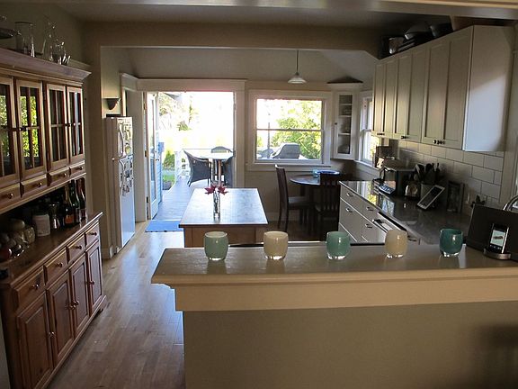 Kitchen and outdoor dining