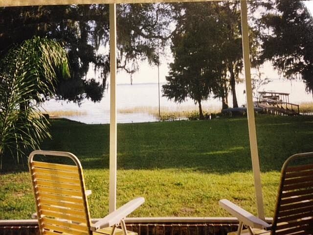 Relaxing porch view