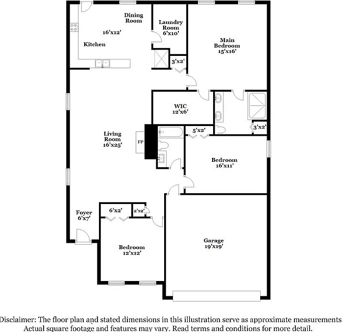 3 bed, 2.0 bath, 1664 sqft, $2,140 — Photo 2
