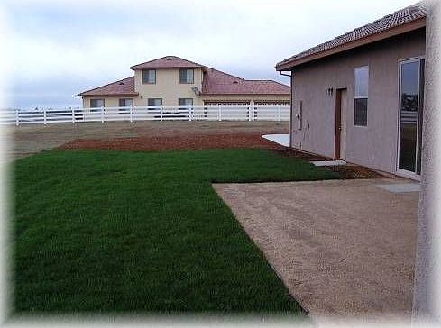 Full front and rear landscaping