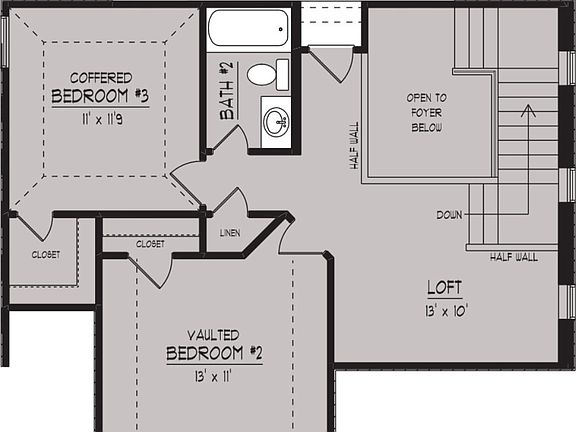 Lowry Floorplan Second Floor