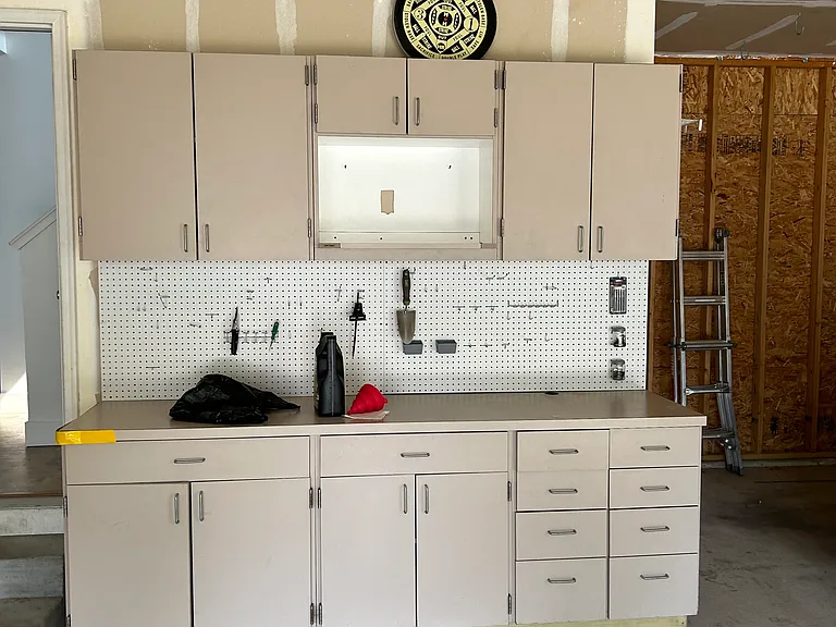 Garage cabinets