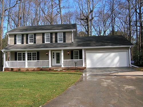 View from the street. 