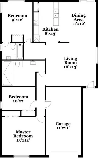 3 bed, 2.0 bath, 1211 sqft, $3,300 — Photo 2