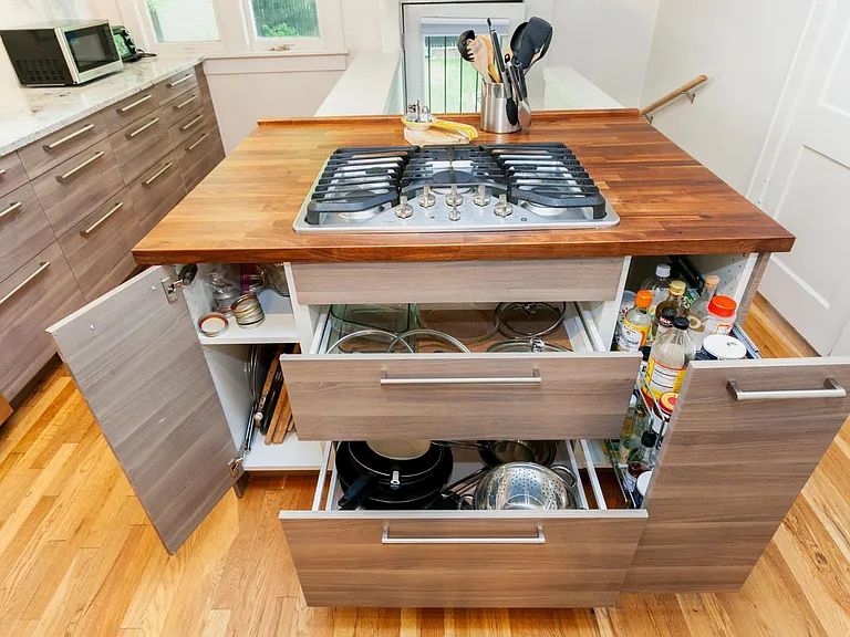 This is a small taste of what the kitchen cabinets are filled with!
