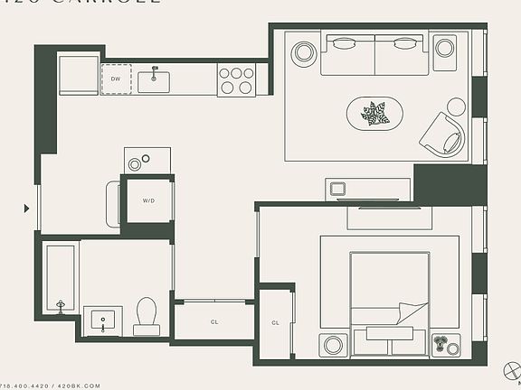2nd image of 420 Carroll St #807