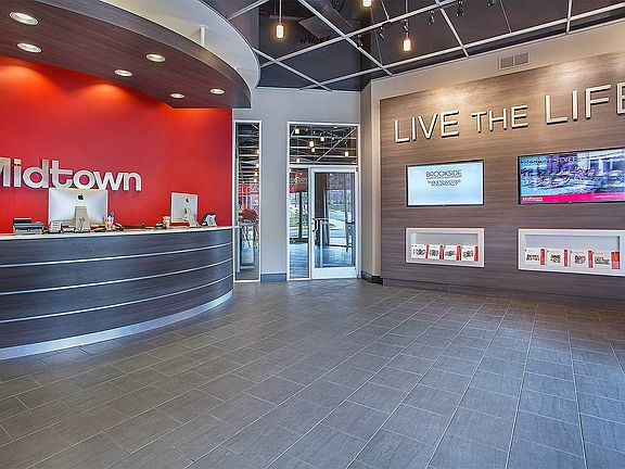 Experience the inviting ambiance of our contemporary reception space.