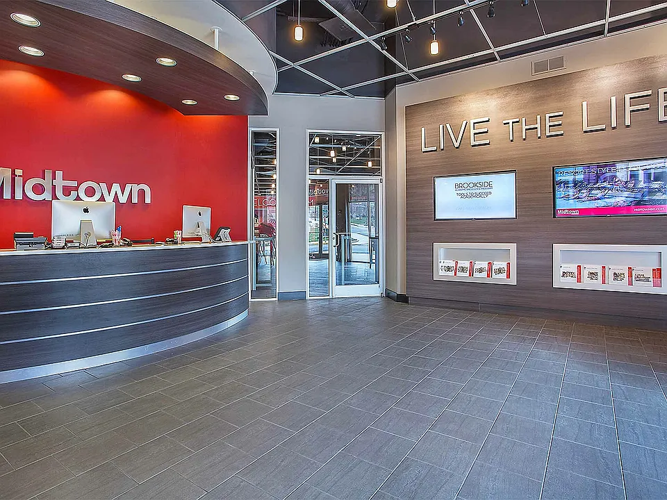 Experience the inviting ambiance of our contemporary reception space.