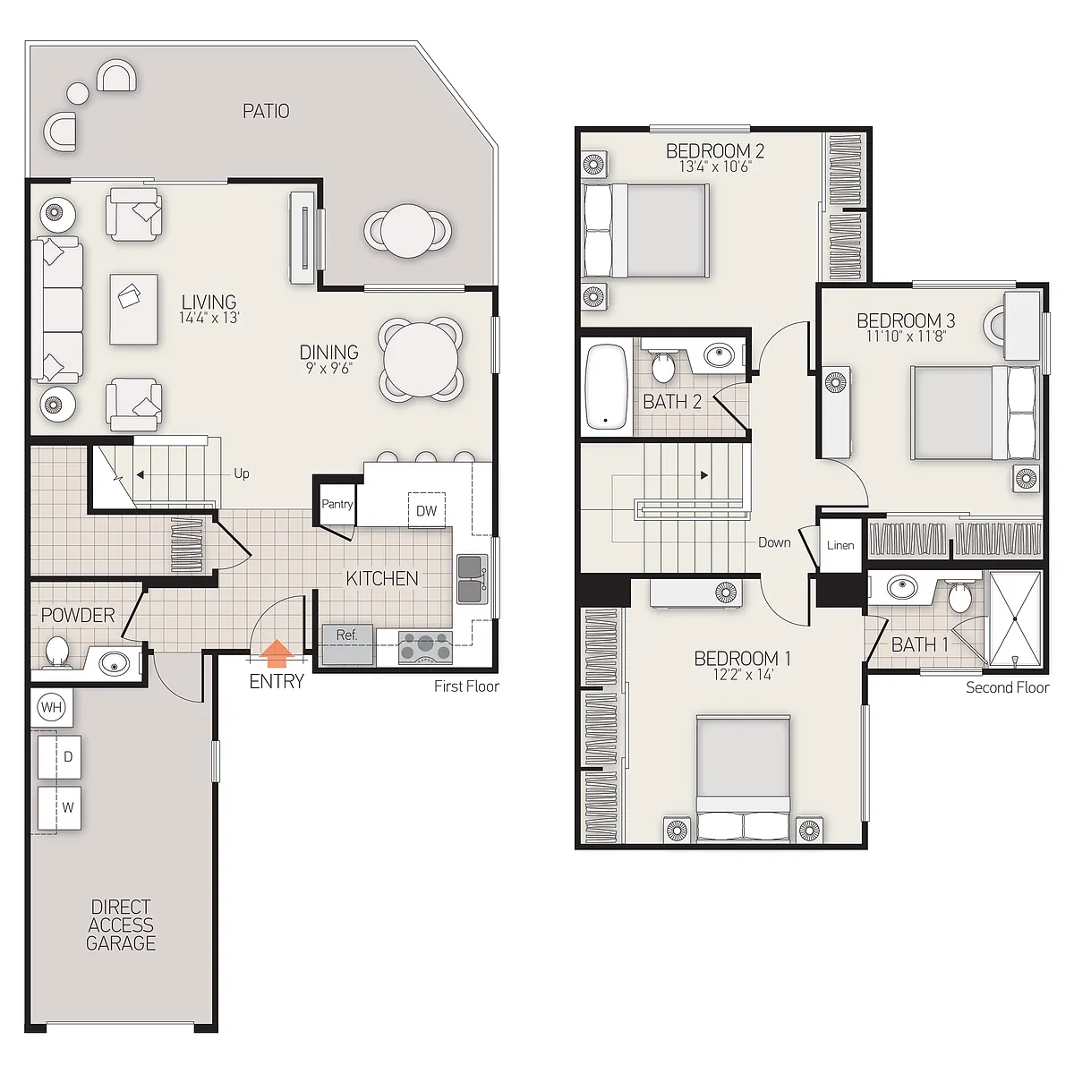 Floor plan Plan D