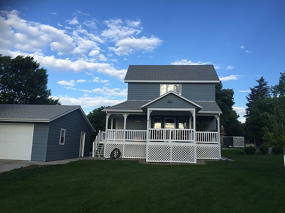 Back of house and backyard