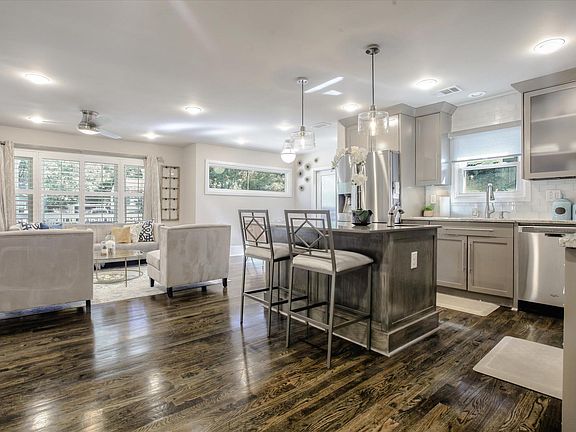 Kitchen and living room