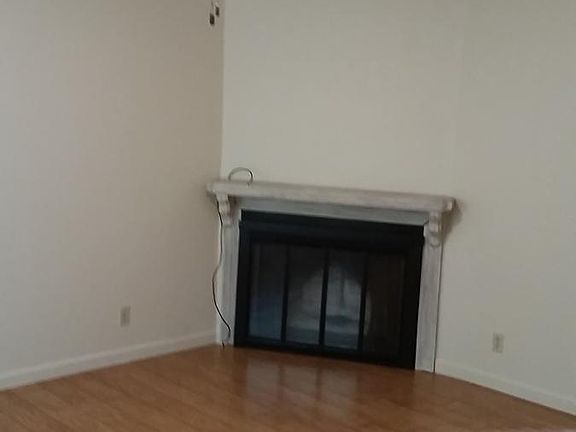 Corner Fireplace in Living Room