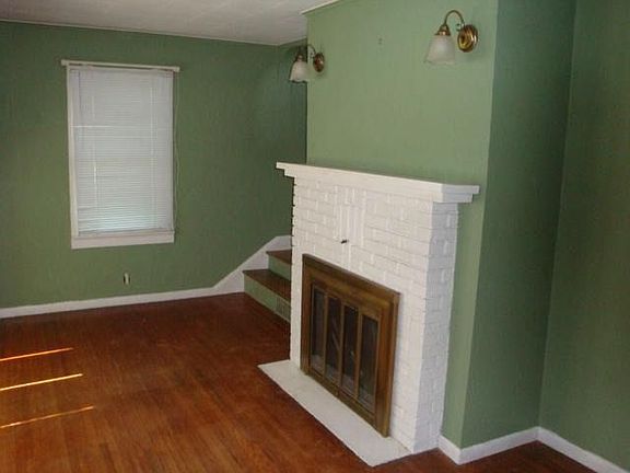 Wood-burning fireplace