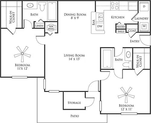 Floor plan B2