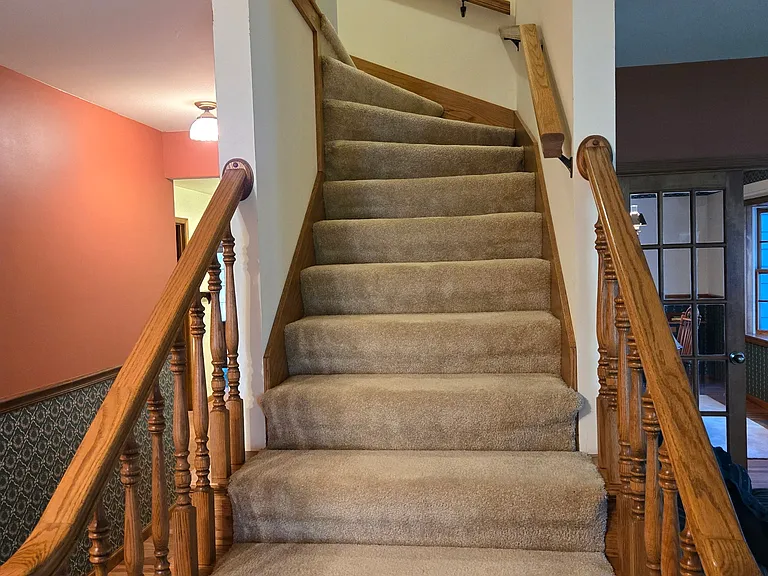 Main stairs to second floor.