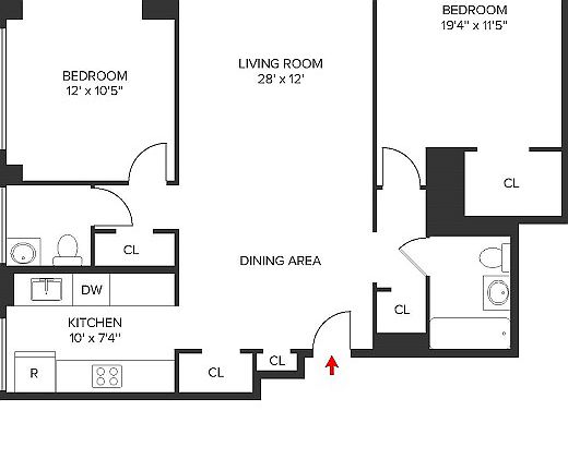 2nd image of 300 Mercer St APT 7e