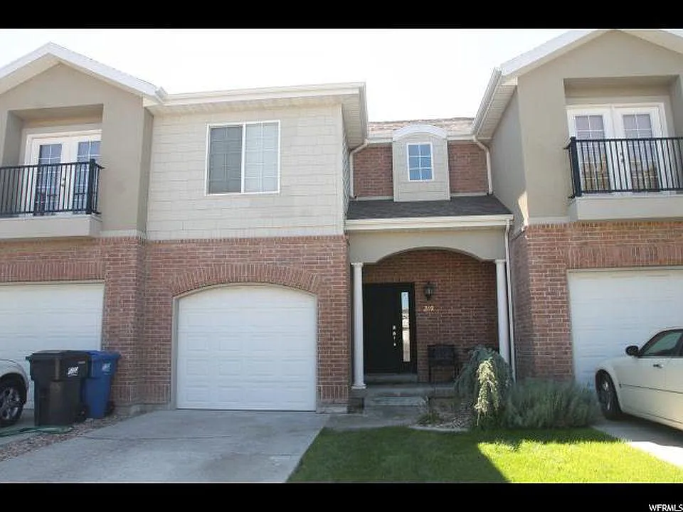 Front view of the townhouse
