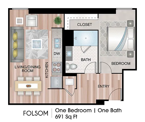Floor plan Folsom