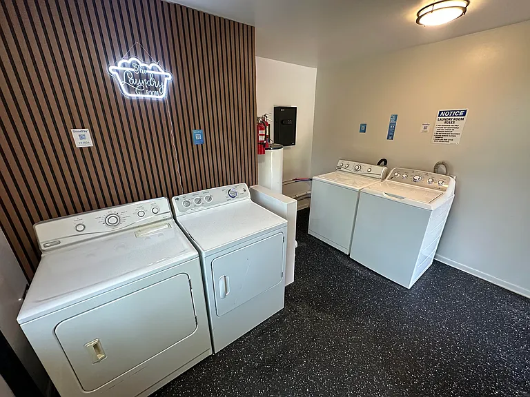 Renovated Laundry Rooms!