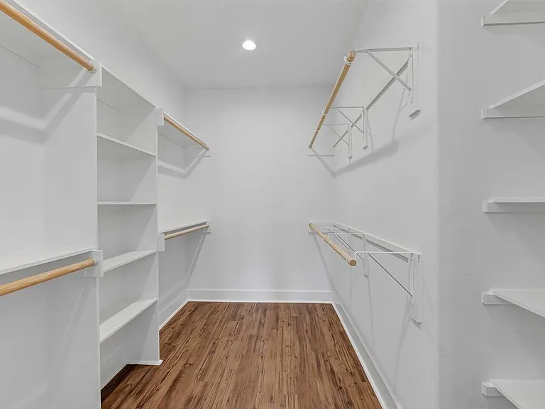 Her Closet with Master Bedroom