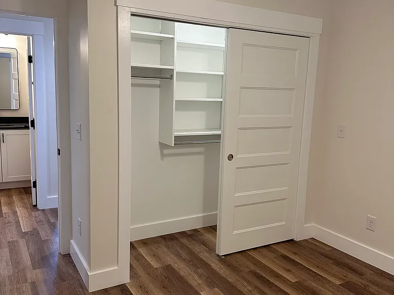 Spare bedroom closet