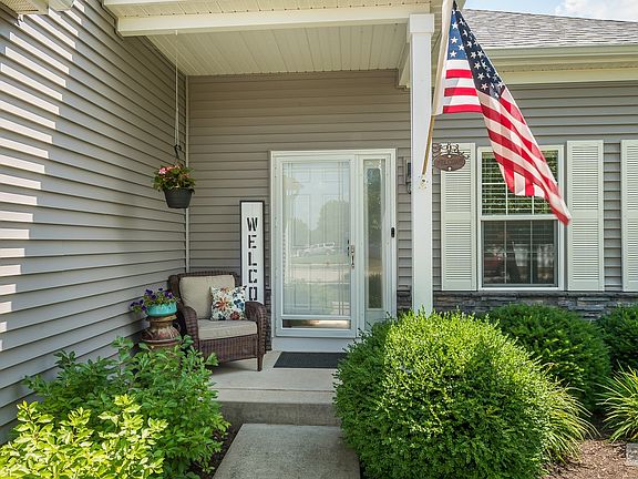 Welcoming front porch