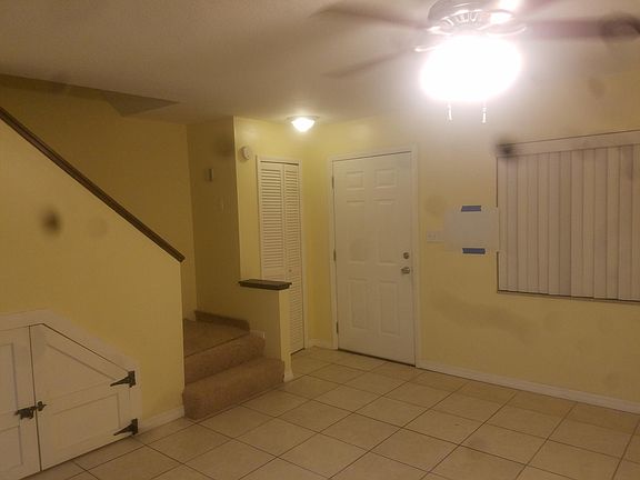 Front Door w/ stairs and extra storage