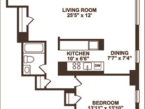 2nd image of 191 Willoughby St Suite 15J
