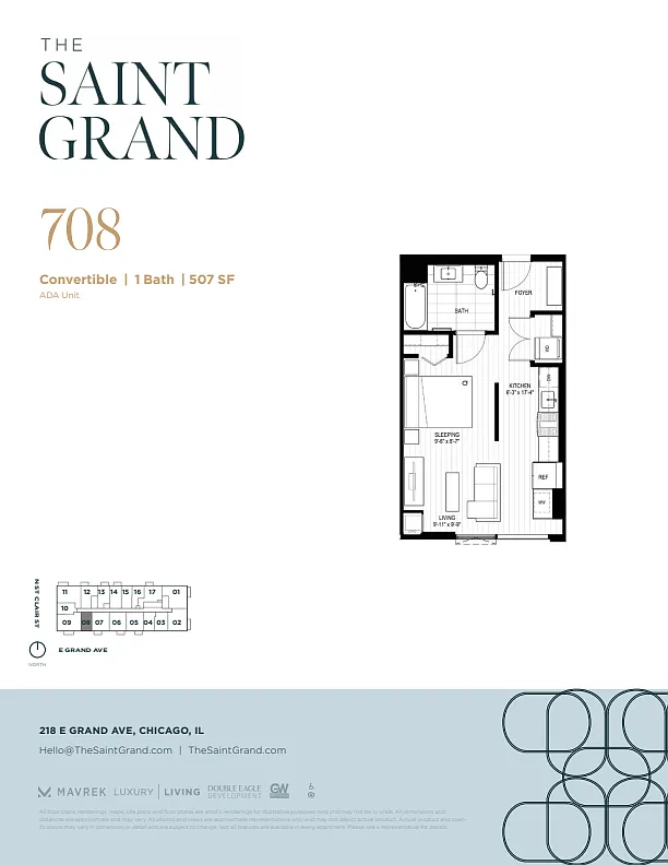 Floor plan 708