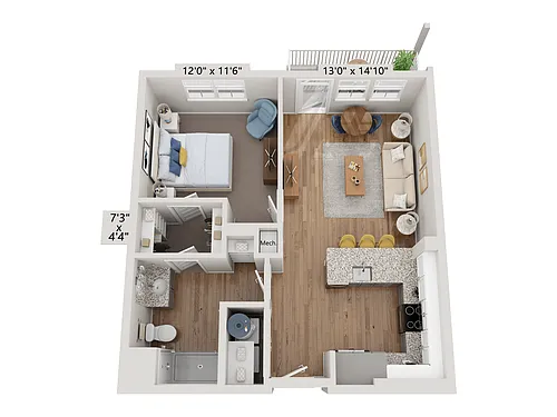 Floor plan A3 - Topaz
