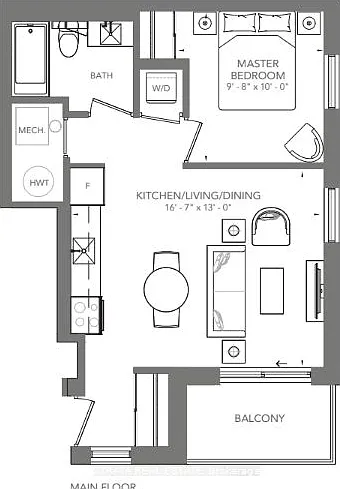 1 bed, $2,000 — Photo 1
