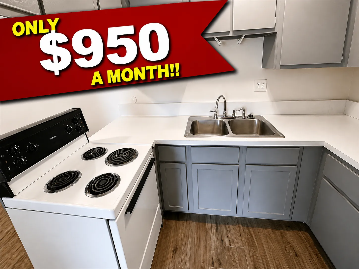 2 bed, 700 sqft, $950 — Photo 1