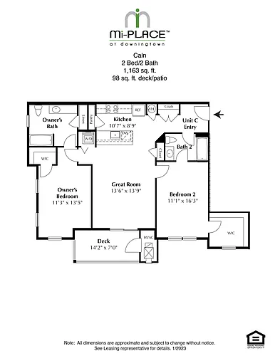 Floor plan The Caln