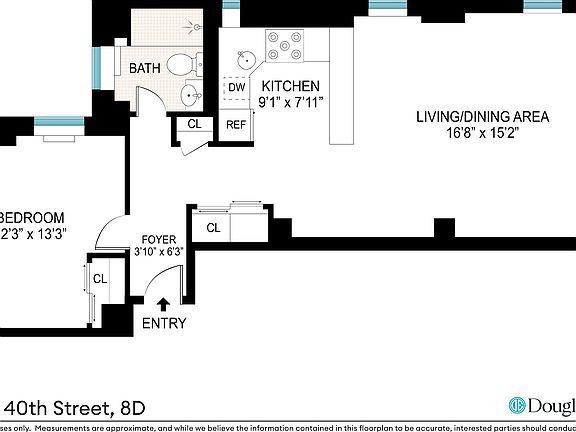 2nd image of 32 W 40th St APT 8D