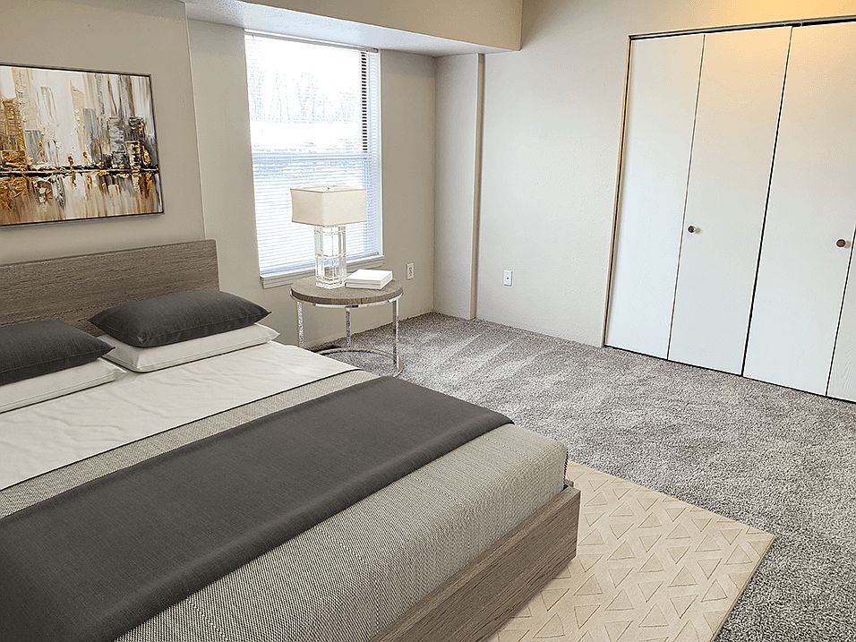 Bedroom with Large Closet