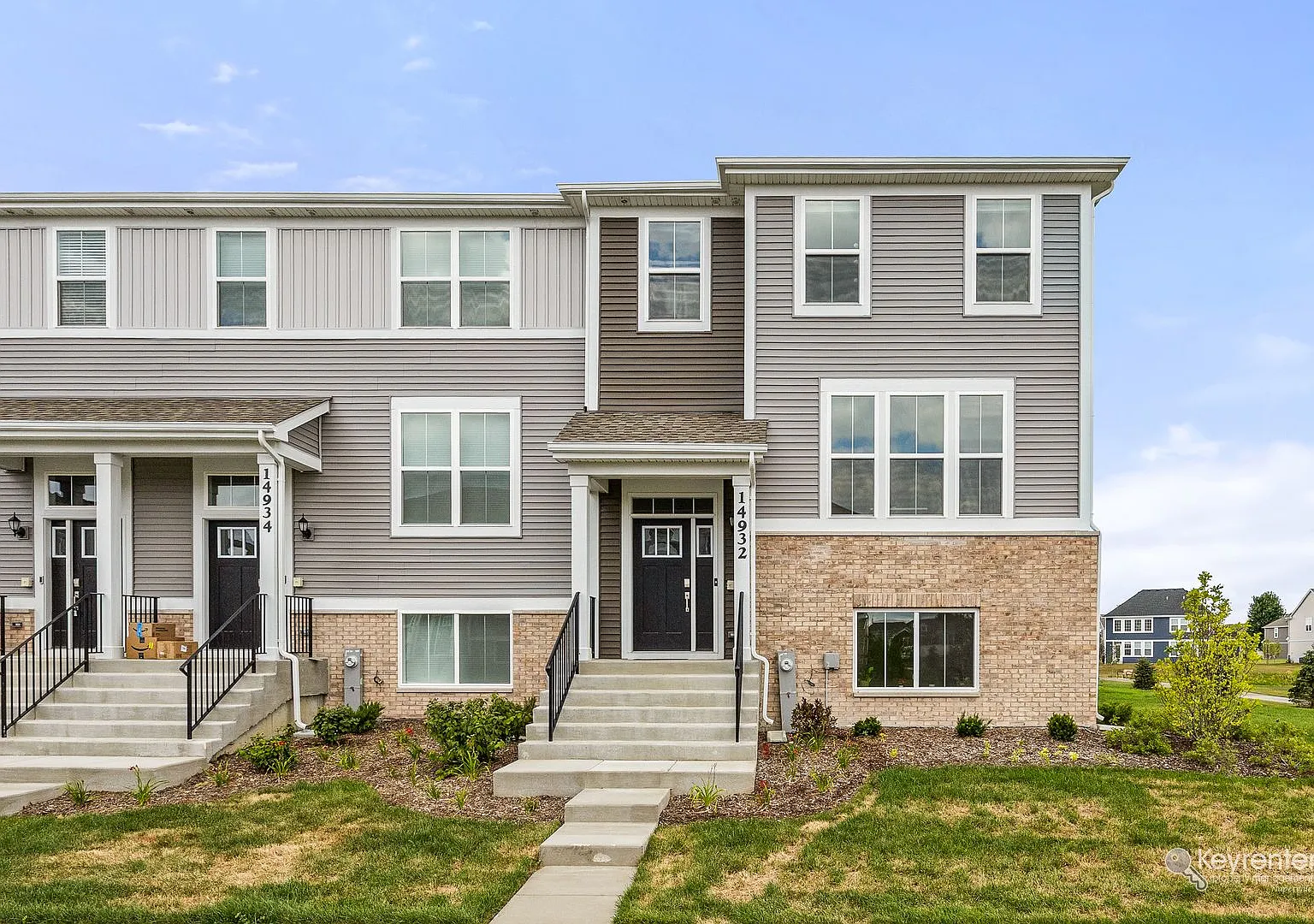 Brand-New End-Unit Townhome w/ Pond Views Keller Farm, Plainfield! — Photo 1
